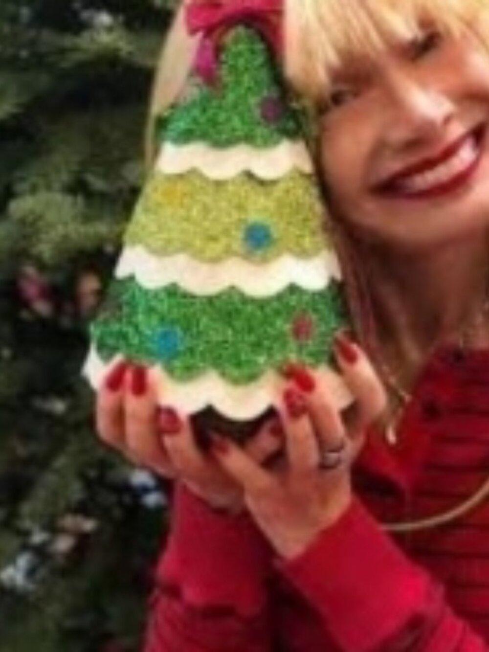 The Merry Christmas Tree Cone Crossbody Purse - Too Cute NWT  Chr